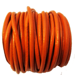 Leer Koord Paprika Rood 3mm